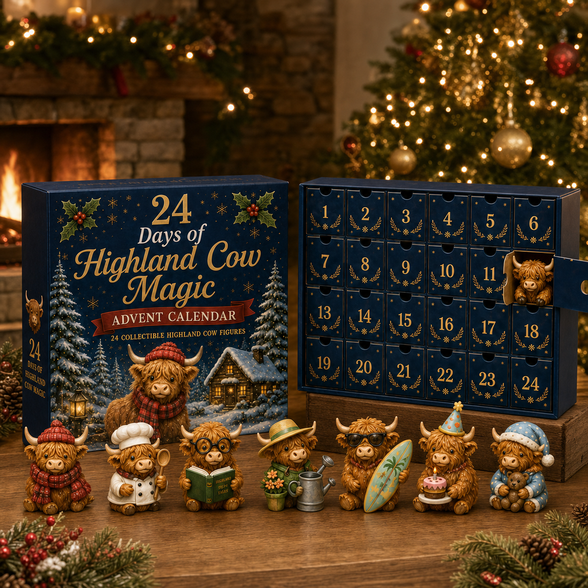 🐮 24 Days of Highland Cow Magic™ Advent Calendar