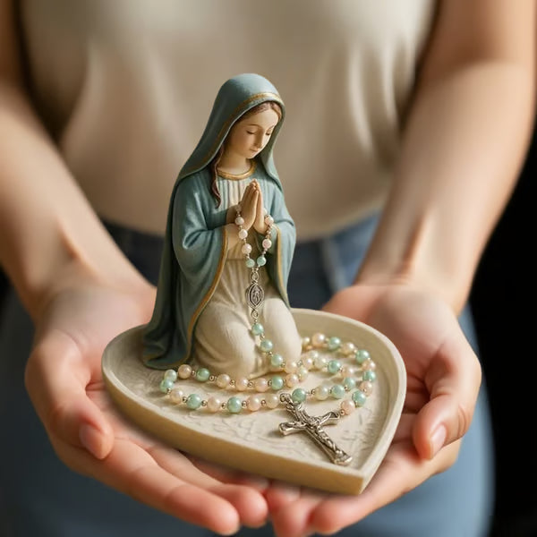 (🎁Last Day 50% OFF)🔥100% Handcrafted Virgin Mary Rosary Holder