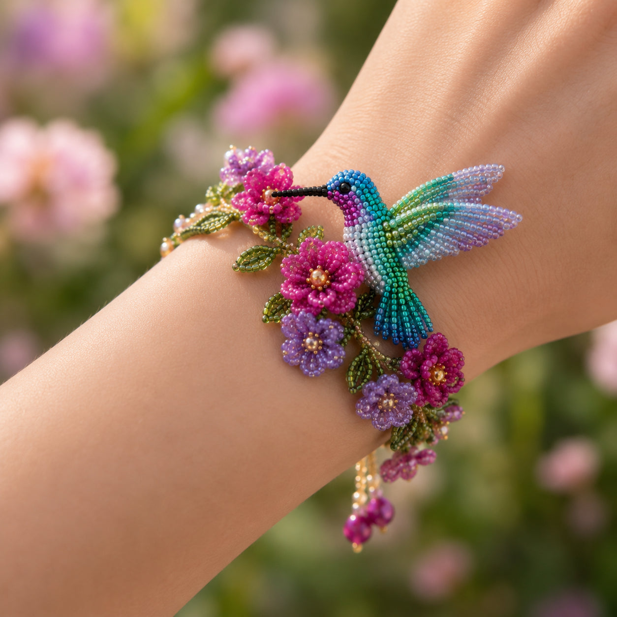 DIY Beaded Nature Bracelet Kit – Bird, Fox & Butterfly Bracelet Making Kit