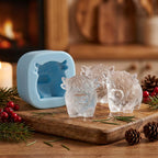 🐮 Mini Highland Cow Ice Cube Mold – Cute 3D Ice for Drinks, Parties & Gifts