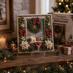 🎄🎅 Premium 3D Christmas Fabric Poke Art Kit