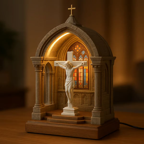 (🎁Last Day 50% OFF)🔥100% Handcrafted Virgin Mary LED Devotional Table Lamp