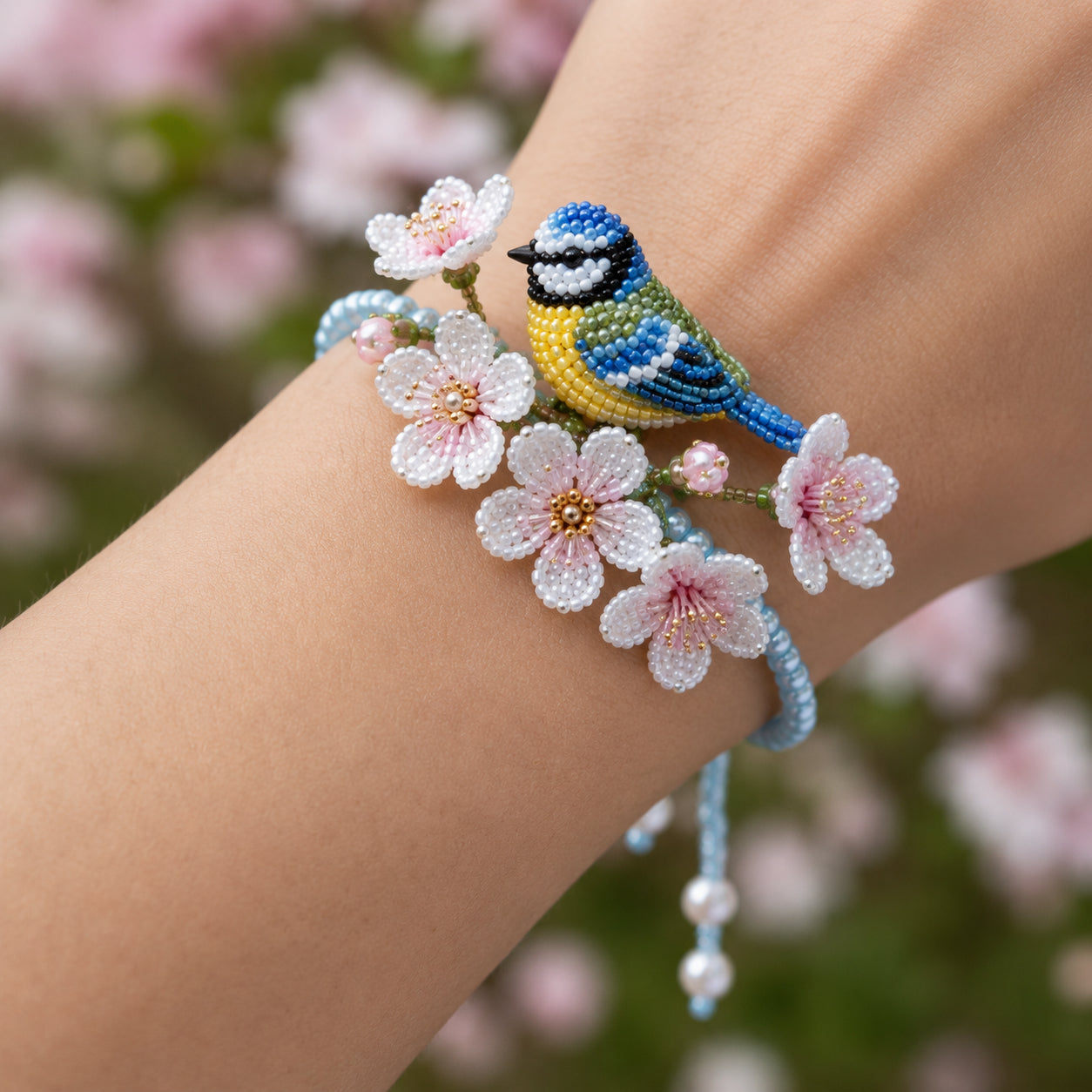 DIY Beaded Nature Bracelet Kit – Bird, Fox & Butterfly Bracelet Making Kit