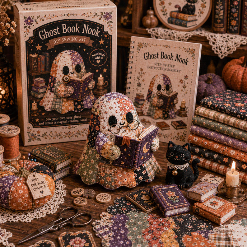 🔥40% Off Last Day - 👻 Little Ghost’s Cozy Halloween DIY Patchwork Kit