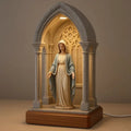 (🎁Last Day 50% OFF)🔥100% Handcrafted Virgin Mary LED Devotional Table Lamp