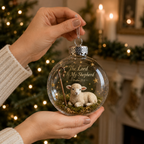 🙏 Psalms Scripture Christmas Ornament – A Beautiful Reminder of Faith 🎄✨